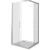 Душевой уголок GoodDoor LATTE CR-100-C-WE 100x100 прозрачные стекла (без поддона) фотография