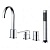 Смеситель для ванны Clever Mikura 97955 картинка
