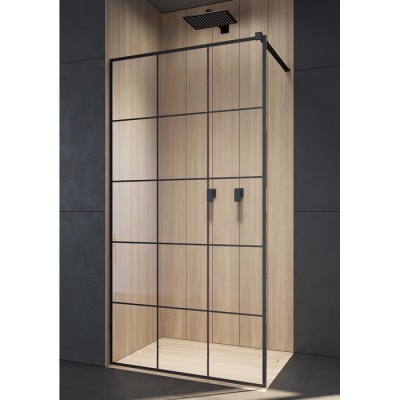Душевая стенка Radaway Modo II New Black Factory L/R [389094-54-55] 90x200 factory фотография