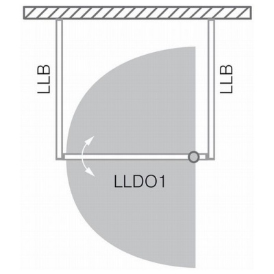 Душевая стенка Roltechnik Lega Line LLB 75x190 фотография