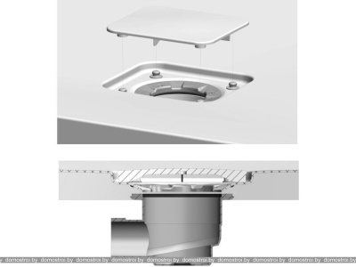 Душевой поддон Riho Basel 90x90 (белый) DC220 фотография