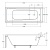 Акриловая ванна Besco Modern 150x70 фотография
