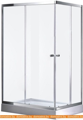 Душевой уголок Avanta D106/2 120x90 (левый, хром/рифленое стекло) фотография