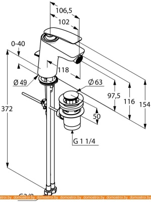 Смеситель Kludi Balance 522160575 фотография
