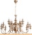Подвесная люстра Arte Lamp Passoni A6097LM-15PB фотография Подвесная люстра Arte Lamp Passoni A6097LM-15PB фотография