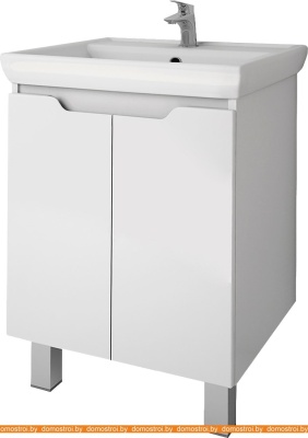 Тумба под умывальник Dreja Q Plus (D) 55 99.1008 (белый глянец) фотография