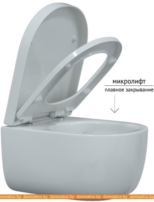 Унитаз Bocchi V-Tondo Rimless (белый) 1417-001-0129+A0374-001 фотография