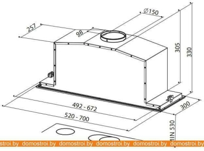 Вытяжка Faber Inca Lux 2.0 EG8 X/BK A52 [110.0356.519] фотография