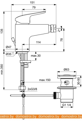 Смеситель Ideal Standard Ceraflex B1718AA фотография
