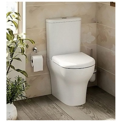 Напольный унитаз Vitra D-Light Rim-ex Open-back 9014B003-7209 с бачком и сиденьем микролифт фотография