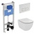 Комплект инсталляции и унитаза Ideal Standard Tesi Aquablade + кнопка Oleas M2 хром S0079R0121AA фотография