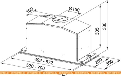 Вытяжка Franke Box Plus FBI 747 XS NP 305.0590.106 (нержавеющая сталь) фотография