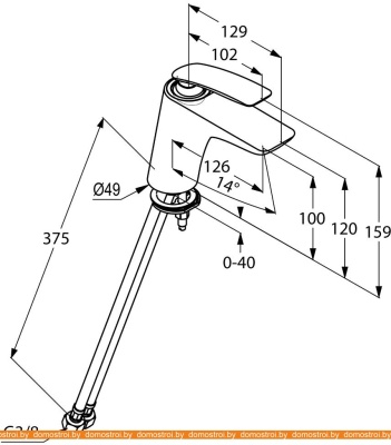 Смеситель Kludi Balance 520269175 (белый) фотография