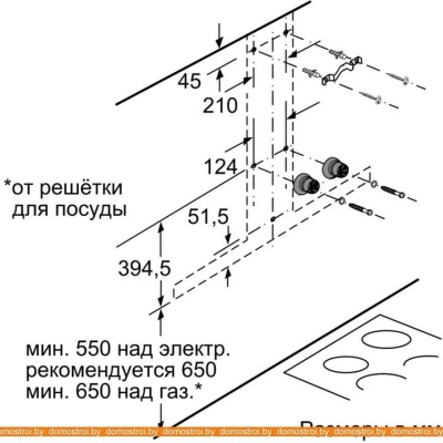 Вытяжка Bosch DWB67JP50 фотография