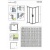 Душевая дверь Radaway Idea KDD L/R [387061-01-01] 80x205 прозрачная фотография