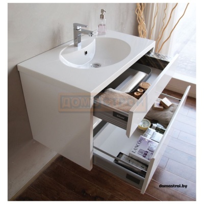 Тумба BelBagno INFINIA Stile Moderno 80 Bianco Lucido фотография