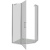 Душевой уголок GoodDoor MOKKA PNT-90-C-WE 90x90 стекла прозрачные (без поддона) фотография