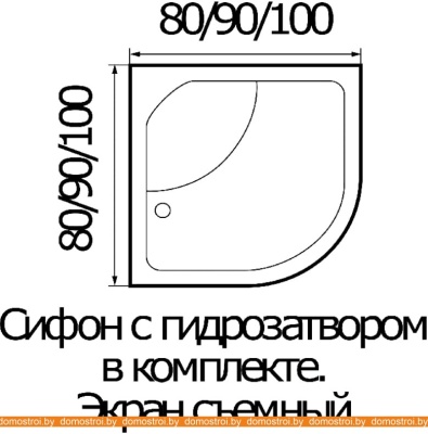 Душевая кабина River Temza 100/46 МТ фотография