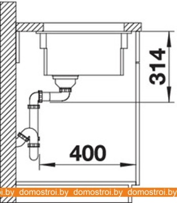 Кухонная мойка Blanco Etagon 500-U (базальт) 525154 фотография