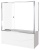Шторка на ванну GoodDoor SCREEN WTW-120-G-CH 120x140 фотография Шторка на ванну GoodDoor SCREEN WTW-120-G-CH 120x140 фотография