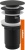 Донный клапан Alcaplast A392Black фотография Донный клапан Alcaplast A392Black фотография