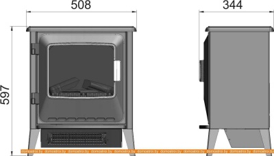 Электрокамин Dimplex Lucia Optiflame Electric Stove LUC20 фотография
