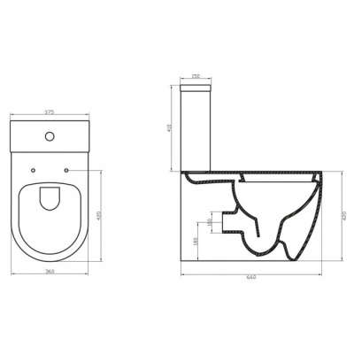 Напольный унитаз BelBagno Marino BB105CP фотография