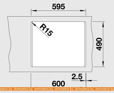 Кухонная мойка Blanco Pleon 6 Split (антрацит) 521689 фотография