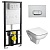 Комплект инсталляция и унитаза Vitra S20 9004B003-7204 картинка
