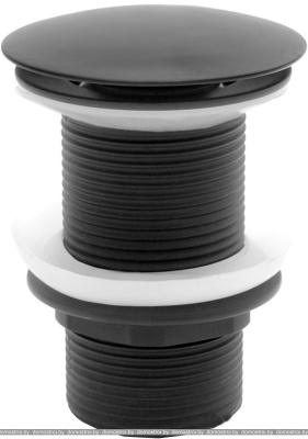 Донный клапан Pea Black Klik-Klak (без отверстия для перелива) фотография