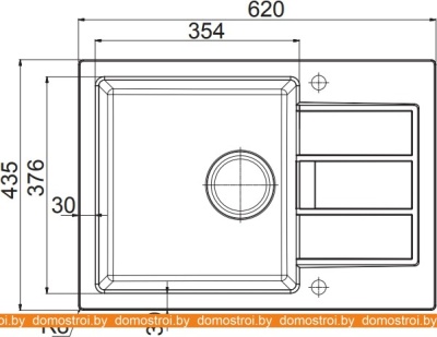 Кухонная мойка Franke Sirius SID 611-62/38 (серый) фотография