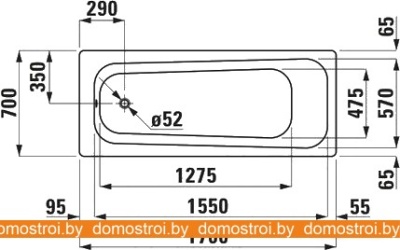 Ванны Laufen Pro 170x70 2249500000401 фотография