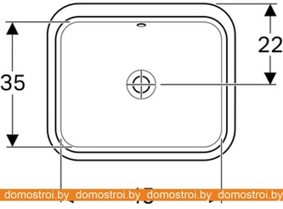 Умывальник Geberit VariForm 500.760.01.2 фотография