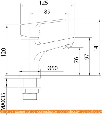 Смеситель Milardo Helic HELSB00M01 фотография