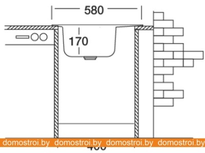 Кухонная мойка Kromevye EC 309 D фотография