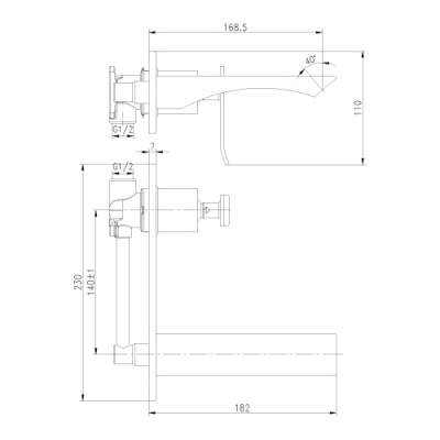 Смеситель для умывальника Lemark Contest LM5826CW фотография
