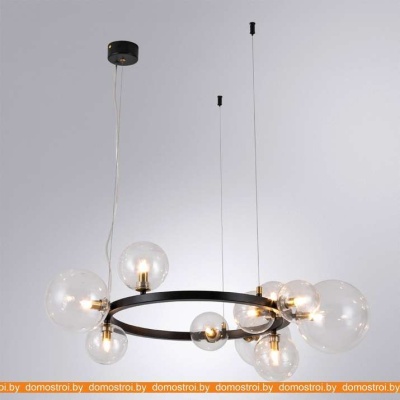 Подвесная люстра Arte Lamp Vincent A7790SP-10BK фотография