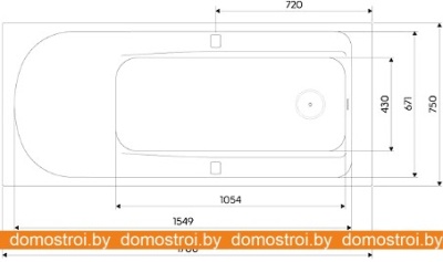 Ванны Kolo Comfort Plus 170x75 с ручками XWP1471000 фотография