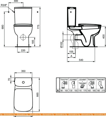 Унитаз Ideal Standard Esedra T283401 фотография
