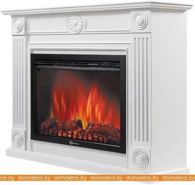 Портал для камина Firelight Frame 30 (белый) фотография
