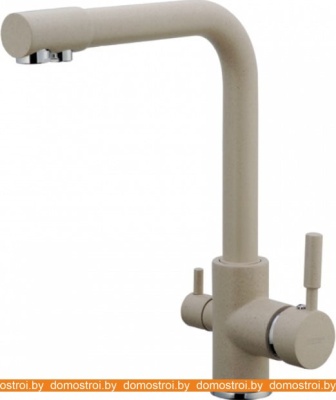 Смеситель Zerix LR4055K-3 ZX0662 (бежевый матовый) фотография