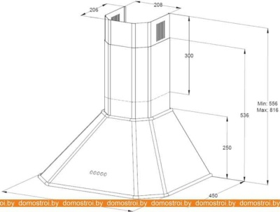Вытяжка Korting KHC 6839 RGN фотография