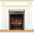 Комплект камина Smolcom Brighton STD-ASP с RealFlame Fobos-S Lux BR (белый, золото) картинка