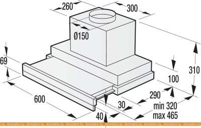 Вытяжка Gorenje BHP643ORAW фотография