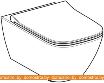 Унитаз Geberit Smyle Square Rimfree 500.685.01.1 фотография