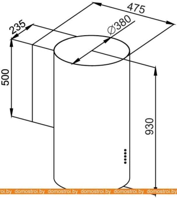 Вытяжка MAUNFELD Lee Wall 39 (золотой) фотография