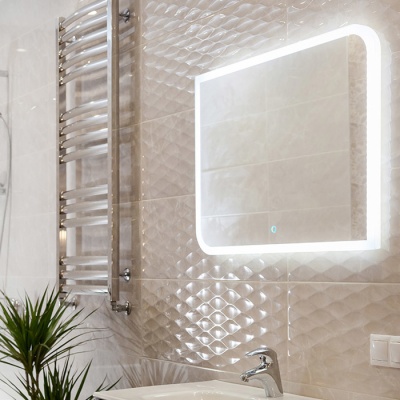 Зеркало c LED подсветкой Континент Fantasy LED 80x60 фотография