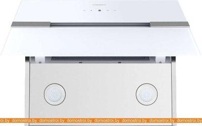 Вытяжка MAUNFELD Mersey 60 (нержавеющая сталь\белое стекло) фотография