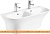Умывальник CeramaLux G-760 картинка