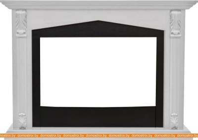 Портал для камина Smolcom Praga FS33/FS33W (бьянко белый дуб) фотография